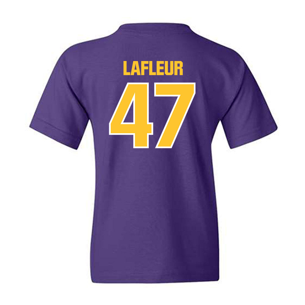 LSU - NCAA Football : JD LaFleur - Sports Shersey Youth T-Shirt-1