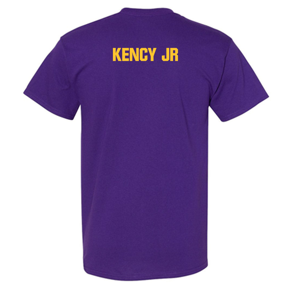 LSU - NCAA Football : David Kency Jr - Sports Shersey T-Shirt-1