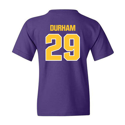 LSU - NCAA Football : Caden Durham - Sports Shersey Youth T-Shirt-1