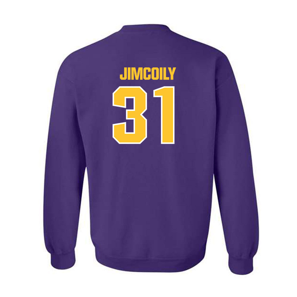 LSU - NCAA Football : CJ Jimcoily - Sports Shersey Crewneck Sweatshirt-1