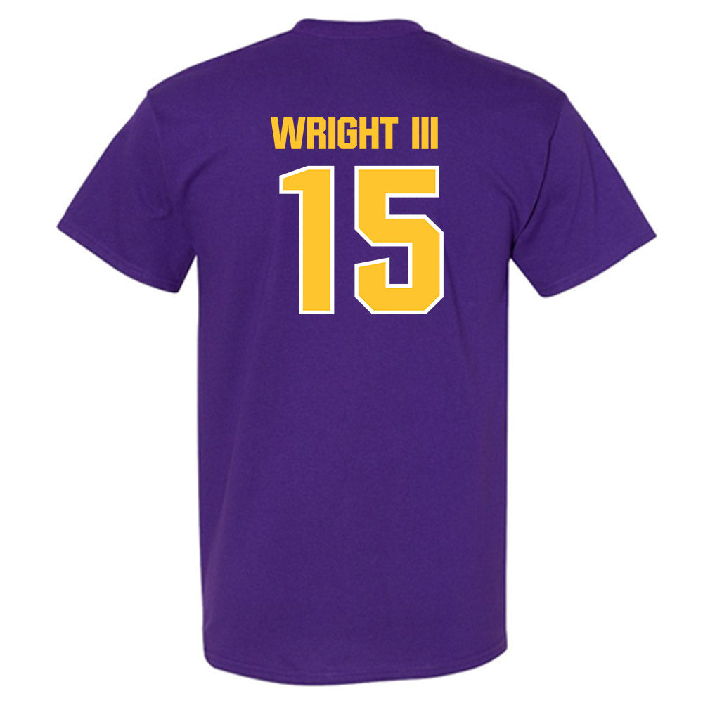 LSU - NCAA Football : Phillip Wright III - Sports Shersey T-Shirt-1