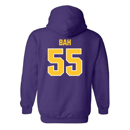 LSU - NCAA Football : Aliou Bah - Sports Shersey Hooded Sweatshirt-1