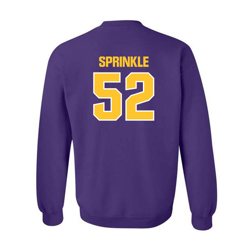 LSU - NCAA Football : Jaquan Sprinkle - Sports Shersey Crewneck Sweatshirt-1