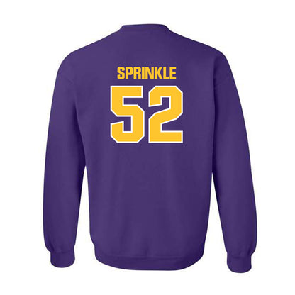 LSU - NCAA Football : Jaquan Sprinkle - Sports Shersey Crewneck Sweatshirt-1
