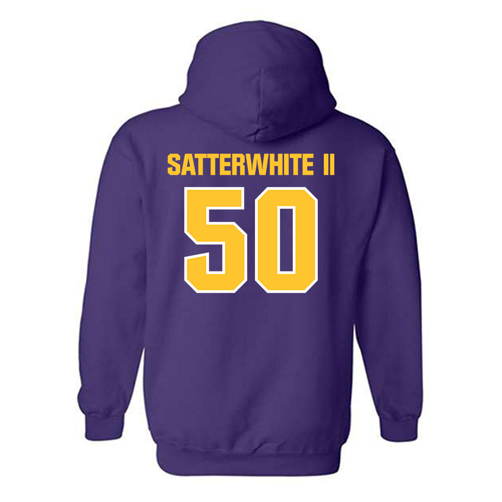 LSU - NCAA Football : William Satterwhite II - Sports Shersey Hooded Sweatshirt-1
