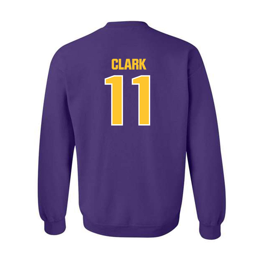 LSU - NCAA Football : Landen Clark - Sports Shersey Crewneck Sweatshirt-1