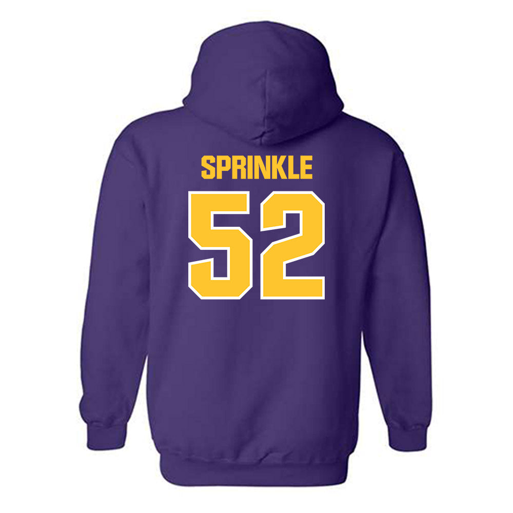 LSU - NCAA Football : Jaquan Sprinkle - Sports Shersey Hooded Sweatshirt-1