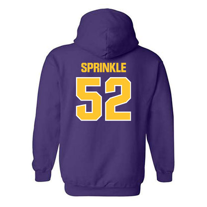 LSU - NCAA Football : Jaquan Sprinkle - Sports Shersey Hooded Sweatshirt-1