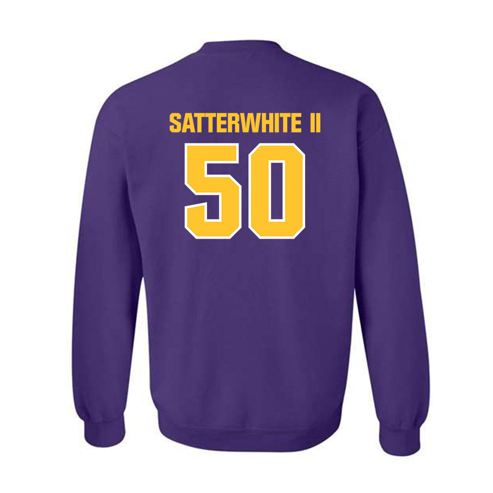 LSU - NCAA Football : William Satterwhite II - Sports Shersey Crewneck Sweatshirt-1