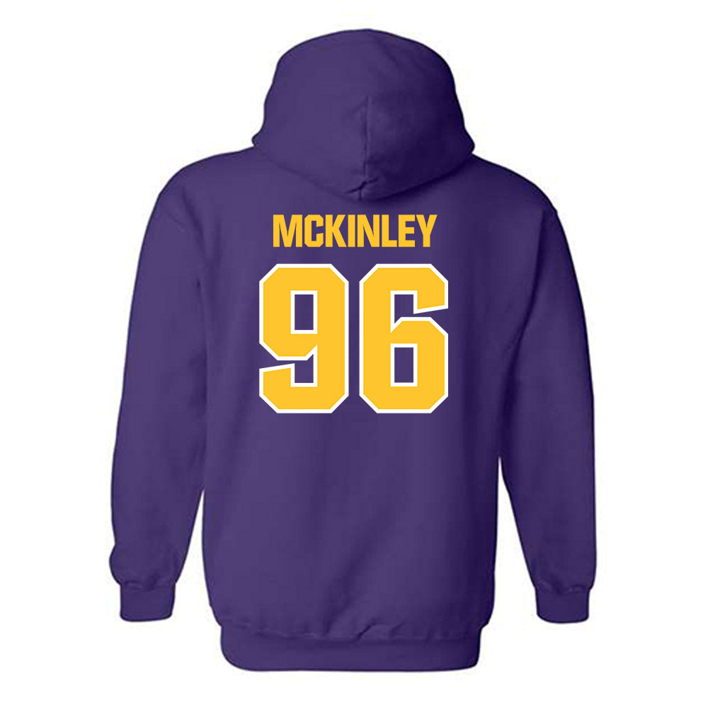 LSU - NCAA Football : Dominick McKinley - Sports Shersey Hooded Sweatshirt-1