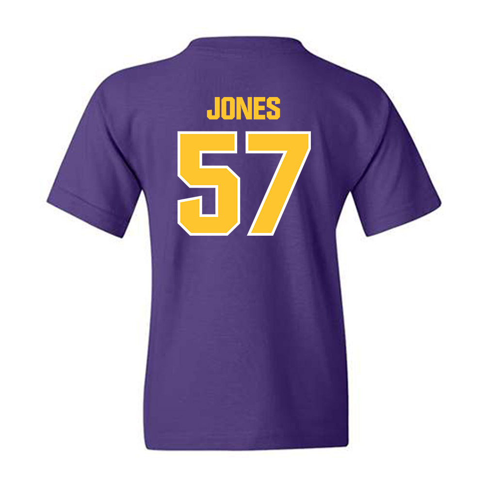 LSU - NCAA Football : Jakolby Jones - Sports Shersey Youth T-Shirt-1