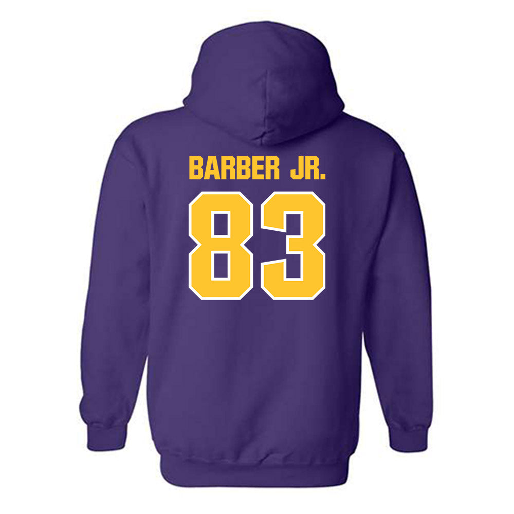LSU - NCAA Football : Corey Barber Jr. - Sports Shersey Hooded Sweatshirt-1