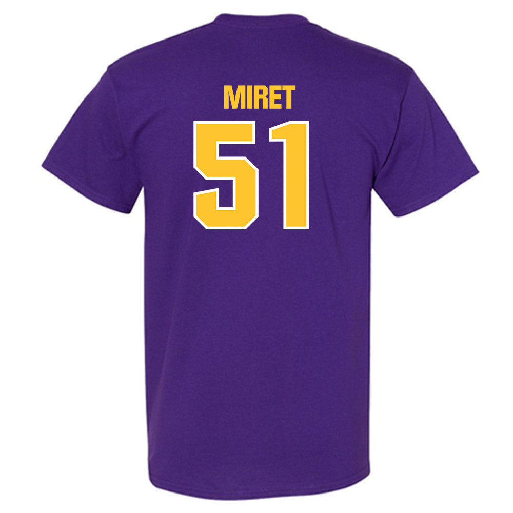 LSU - NCAA Football : Ryan Miret - Sports Shersey T-Shirt-1
