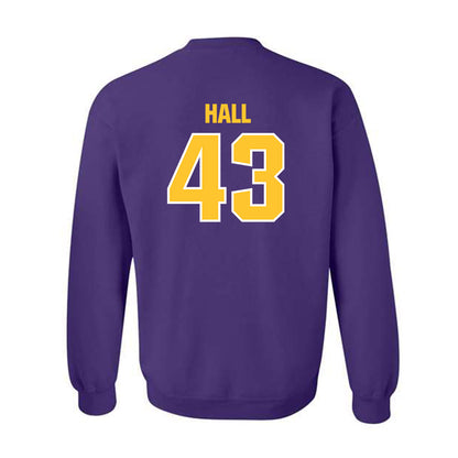 LSU - NCAA Football : Silas Hall - Sports Shersey Crewneck Sweatshirt-1