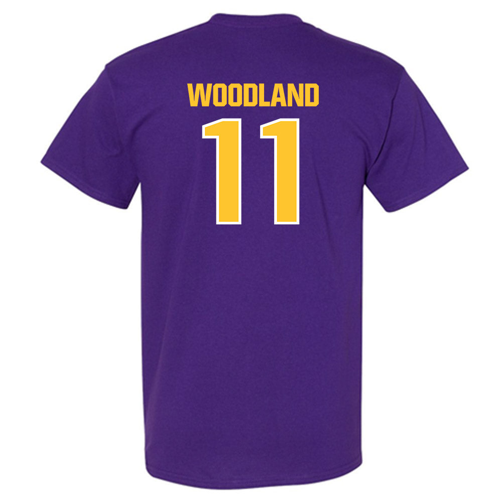 LSU - NCAA Football : PJ Woodland - Sports Shersey T-Shirt-1