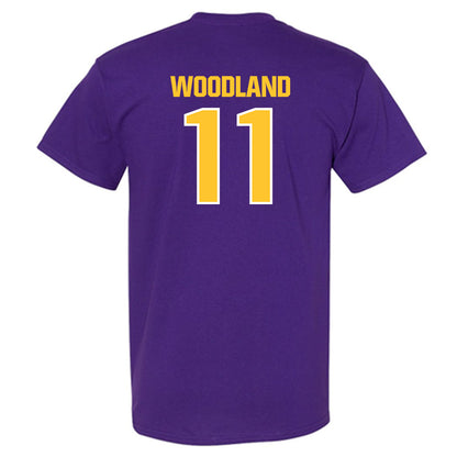 LSU - NCAA Football : PJ Woodland - Sports Shersey T-Shirt-1