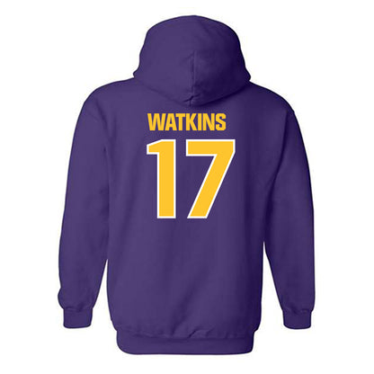 LSU - NCAA Football : Winston Watkins - Sports Shersey Hooded Sweatshirt-1