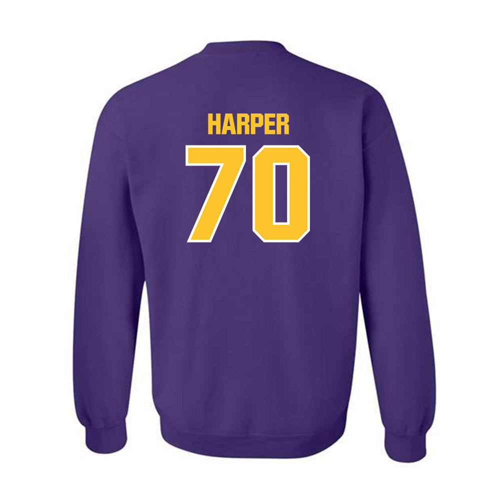 LSU - NCAA Football : Devin Harper - Sports Shersey Crewneck Sweatshirt-1