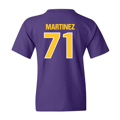 LSU - NCAA Football : Brysten Martinez - Sports Shersey Youth T-Shirt-1
