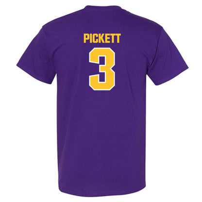 LSU - NCAA Football : DJ Pickett - Sports Shersey T-Shirt-1