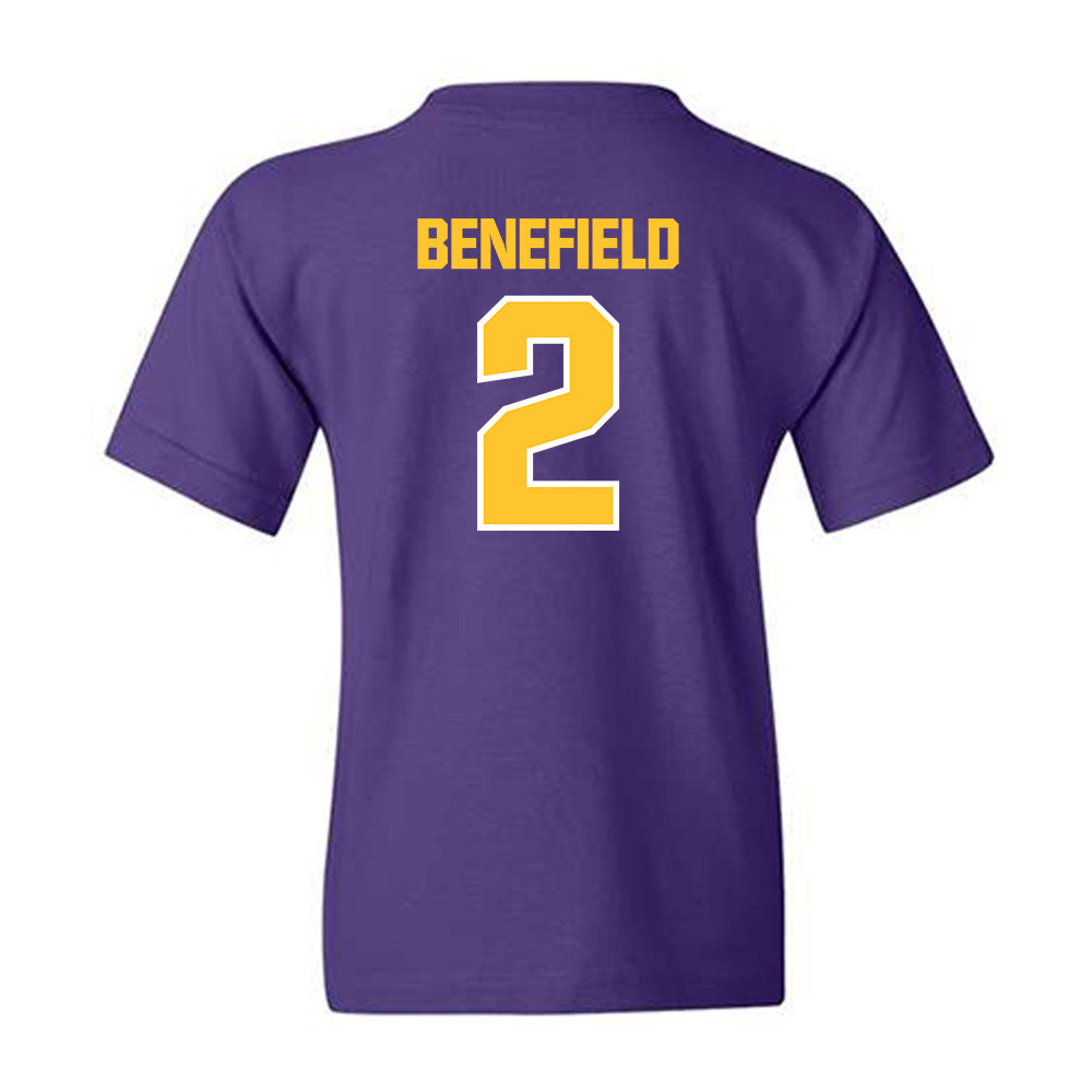LSU - NCAA Football : Ty Benefield - Sports Shersey Youth T-Shirt-1
