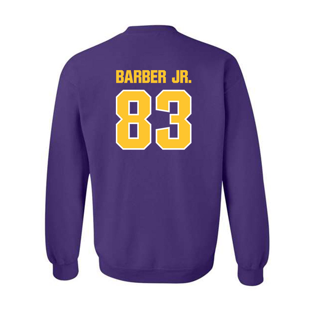 LSU - NCAA Football : Corey Barber Jr. - Sports Shersey Crewneck Sweatshirt-1