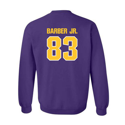 LSU - NCAA Football : Corey Barber Jr. - Sports Shersey Crewneck Sweatshirt-1