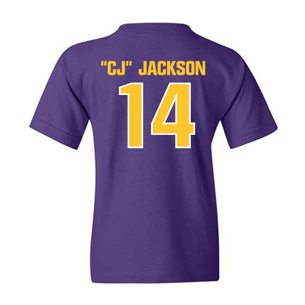 LSU - NCAA Football : Christopher "CJ" Jackson - Sports Shersey Youth T-Shirt-1