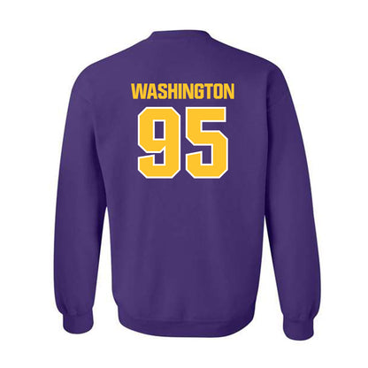 LSU - NCAA Football : Shone Washington - Sports Shersey Crewneck Sweatshirt-1
