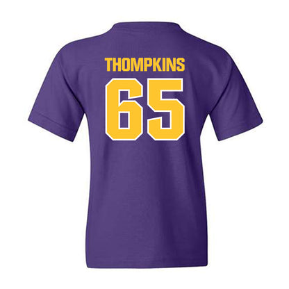LSU - NCAA Football : Sean Thompkins - Sports Shersey Youth T-Shirt-1
