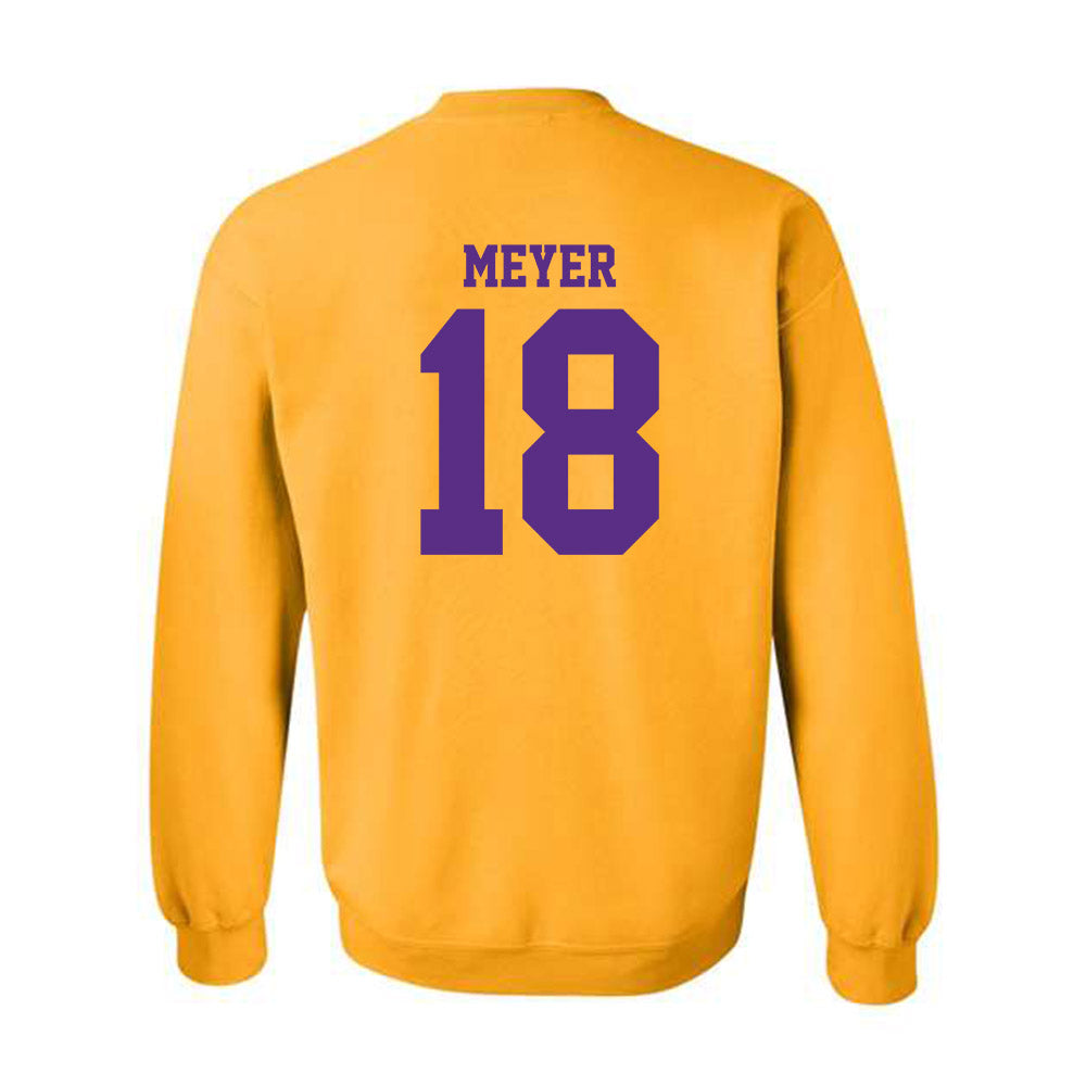 LSU - NCAA Women's Volleyball : Zayna Meyer - Sports Shersey Crewneck Sweatshirt-1