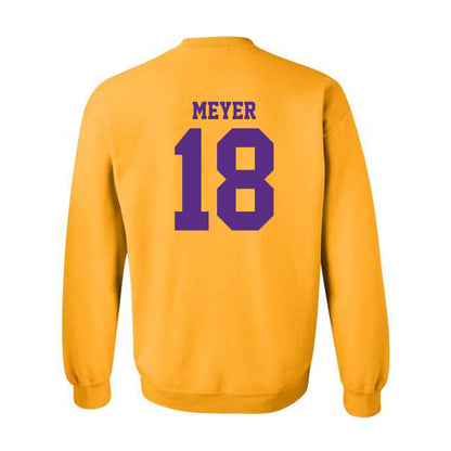 LSU - NCAA Women's Volleyball : Zayna Meyer - Sports Shersey Crewneck Sweatshirt-1