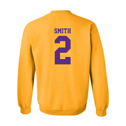 LSU - NCAA Women's Volleyball : Tireh Smith - Sports Shersey Crewneck Sweatshirt-1