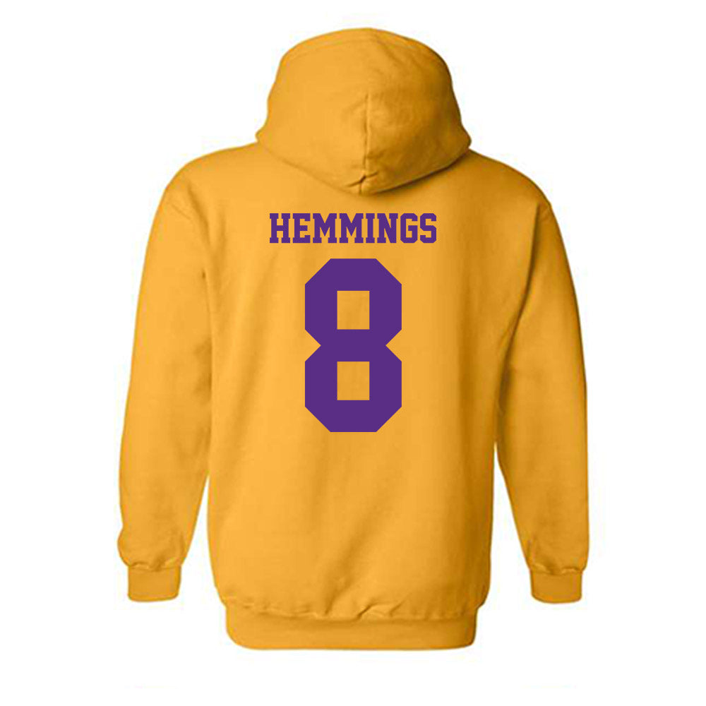 LSU - NCAA Women's Volleyball : Ella Hemmings - Sports Shersey Hooded Sweatshirt