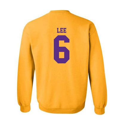 LSU - NCAA Women's Volleyball : Hannah Lee - Sports Shersey Crewneck Sweatshirt-1