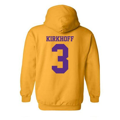LSU - NCAA Women's Volleyball : Aly Kirkhoff - Sports Shersey Hooded Sweatshirt-1