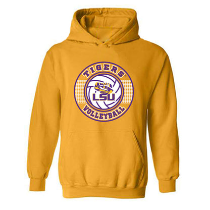 LSU - NCAA Women's Volleyball : Martina Villani - Sports Shersey Hooded Sweatshirt-0
