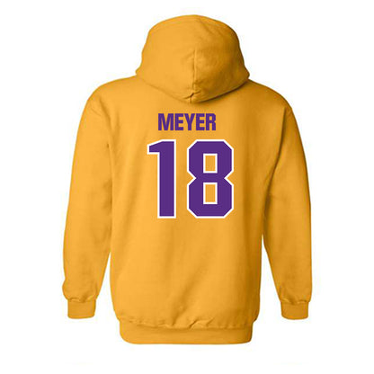 LSU - NCAA Women's Volleyball : Zayna Meyer - Sports Shersey Hooded Sweatshirt-1