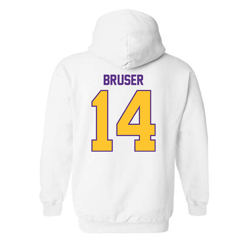 LSU - NCAA Women's Soccer : Annaleigh Bruser - Sports Shersey Hooded Sweatshirt-1