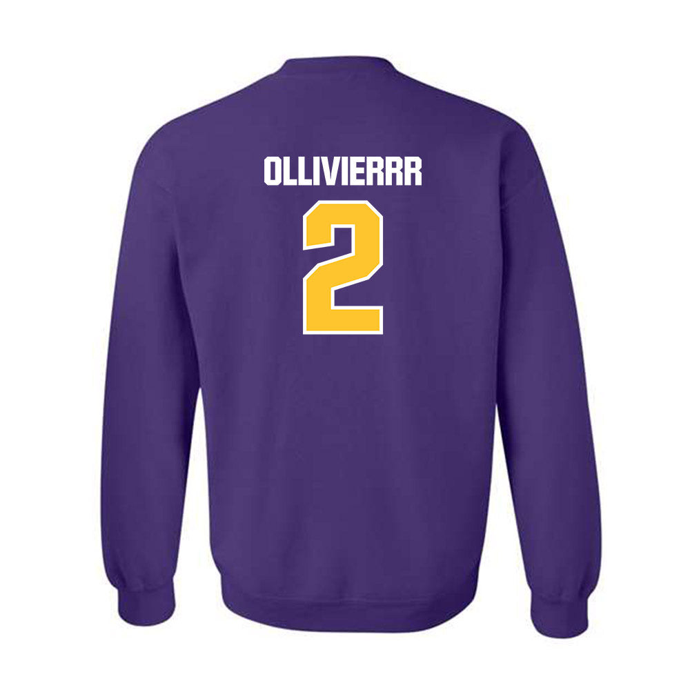 LSU - NCAA Women's Soccer : Jocelyn Ollivierrr - Sports Shersey Crewneck Sweatshirt-1