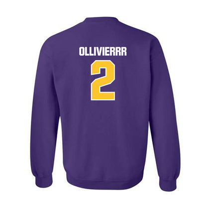 LSU - NCAA Women's Soccer : Jocelyn Ollivierrr - Sports Shersey Crewneck Sweatshirt-1