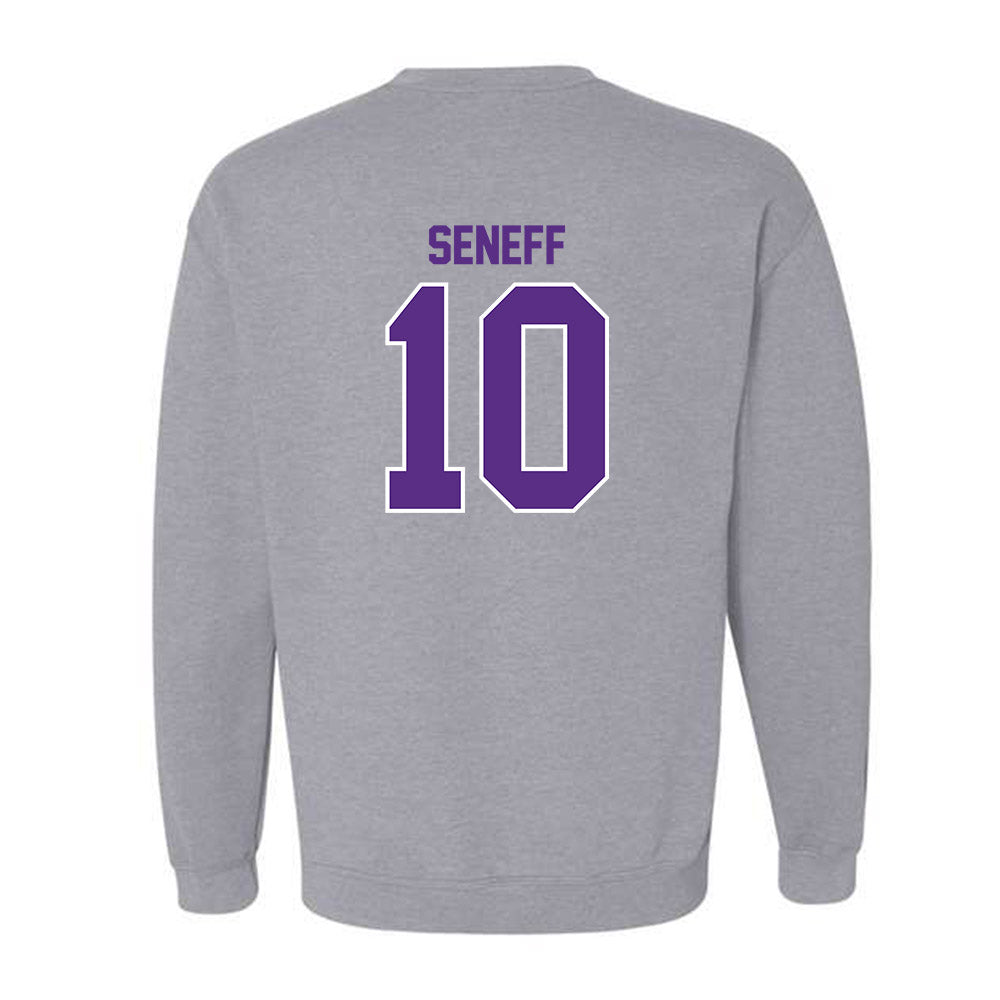 LSU - NCAA Beach Volleyball : Rachel Seneff - Sports Shersey Crewneck Sweatshirt-1