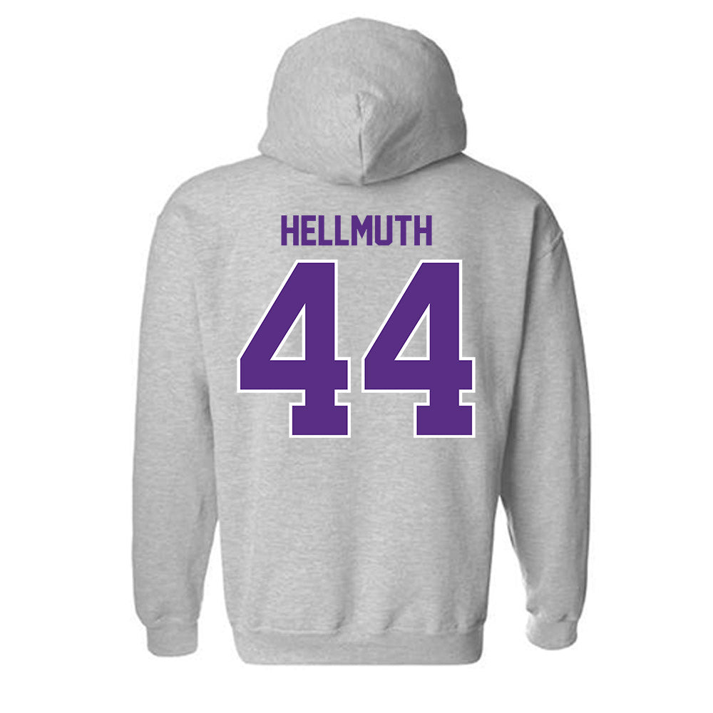 LSU - NCAA Beach Volleyball : Emily Hellmuth - Sports Shersey Hooded Sweatshirt-1