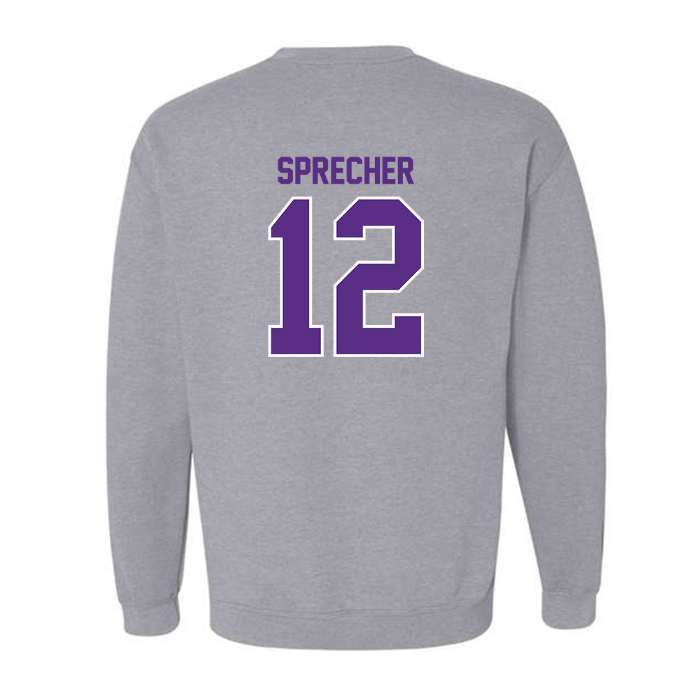 LSU - NCAA Beach Volleyball : Julia Sprecher - Sports Shersey Crewneck Sweatshirt-1