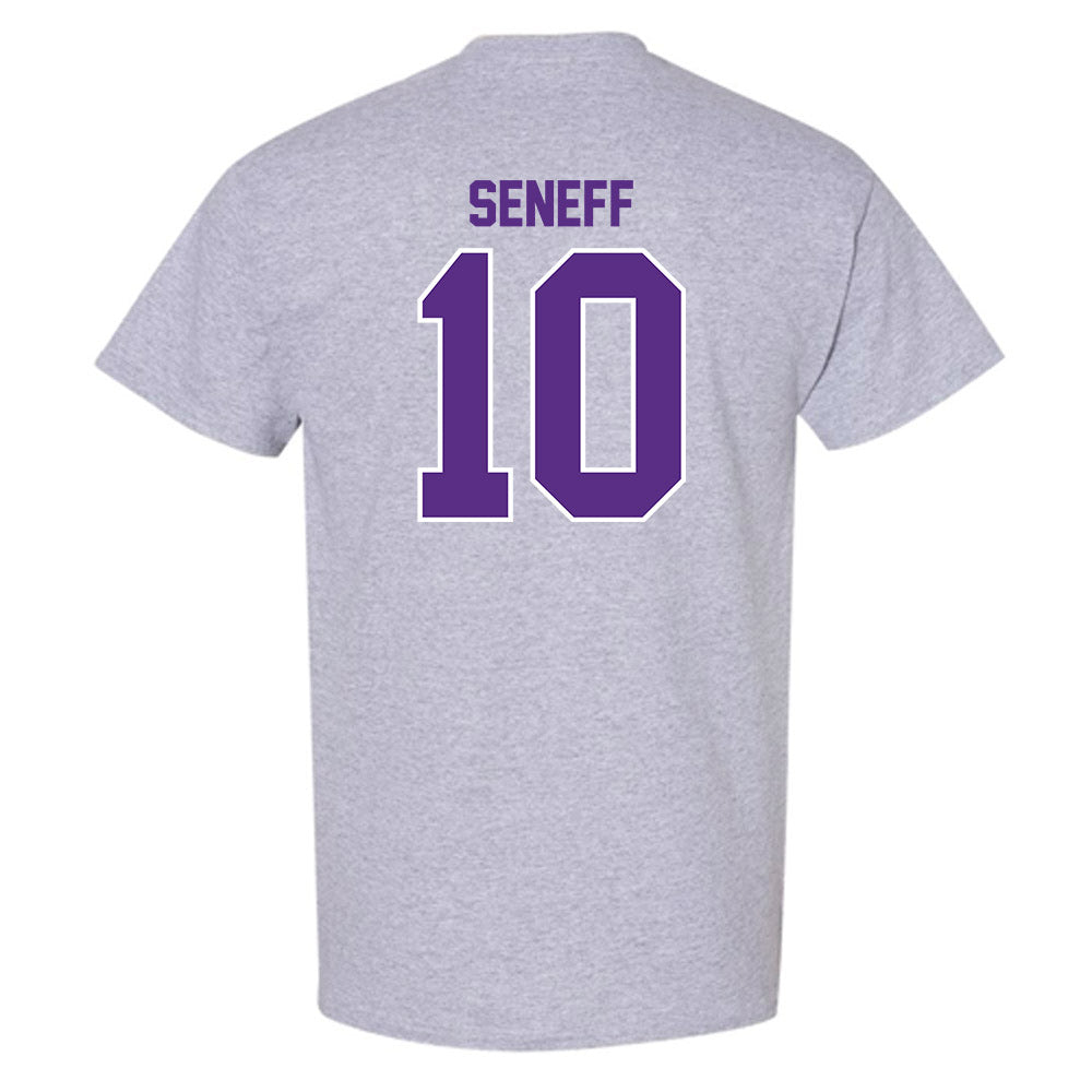 LSU - NCAA Beach Volleyball : Rachel Seneff - Sports Shersey T-Shirt-1