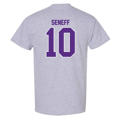 LSU - NCAA Beach Volleyball : Rachel Seneff - Sports Shersey T-Shirt-1