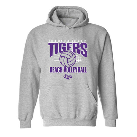 LSU - NCAA Beach Volleyball : Rachel Seneff - Sports Shersey Hooded Sweatshirt-0
