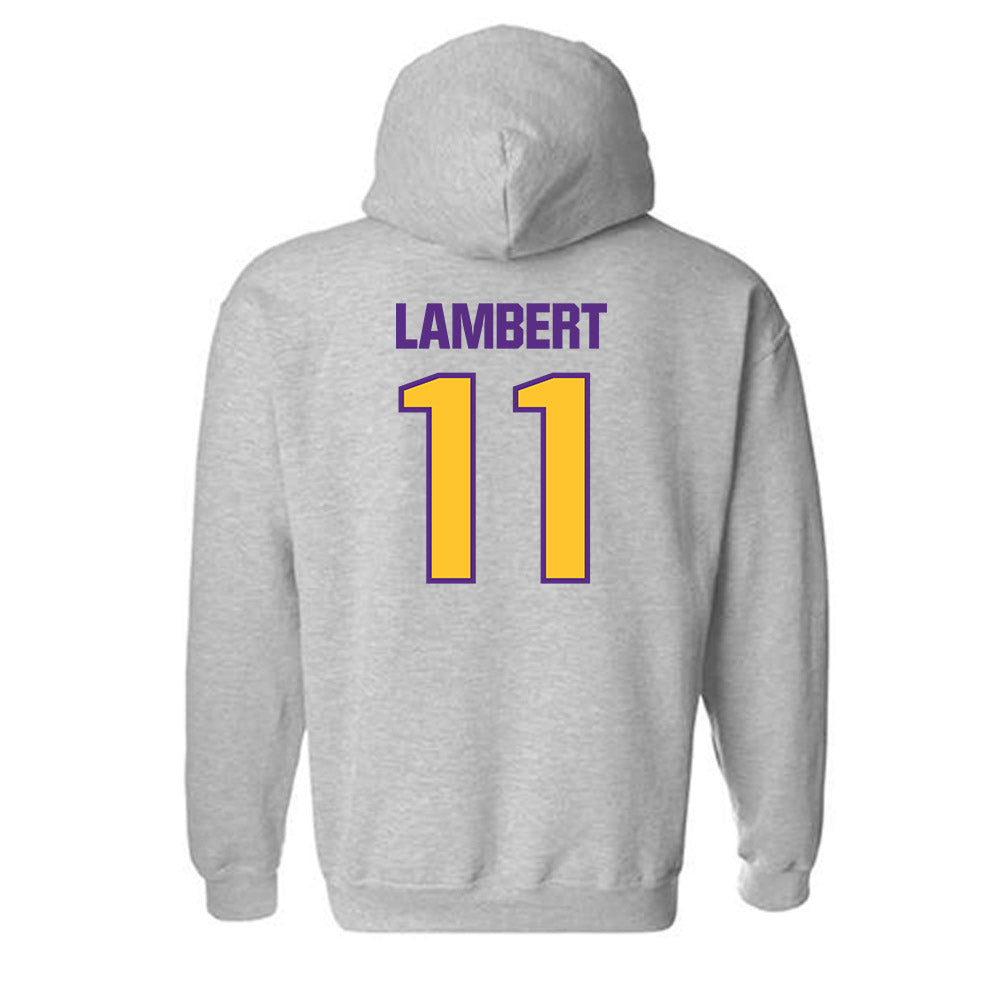LSU - NCAA Beach Volleyball : Ryan Lambert - Sports Shersey Hooded Sweatshirt-1