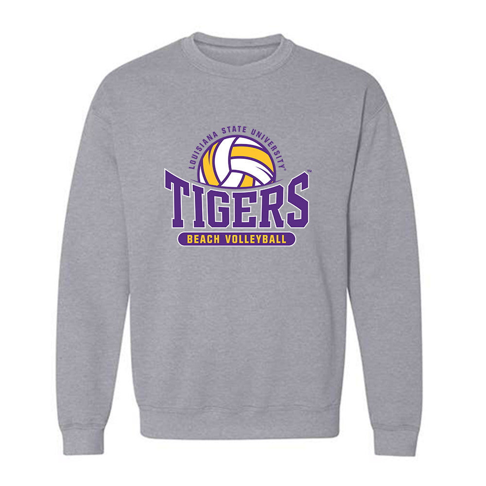 LSU - NCAA Beach Volleyball : Emily Hellmuth - Sports Shersey Crewneck Sweatshirt-0