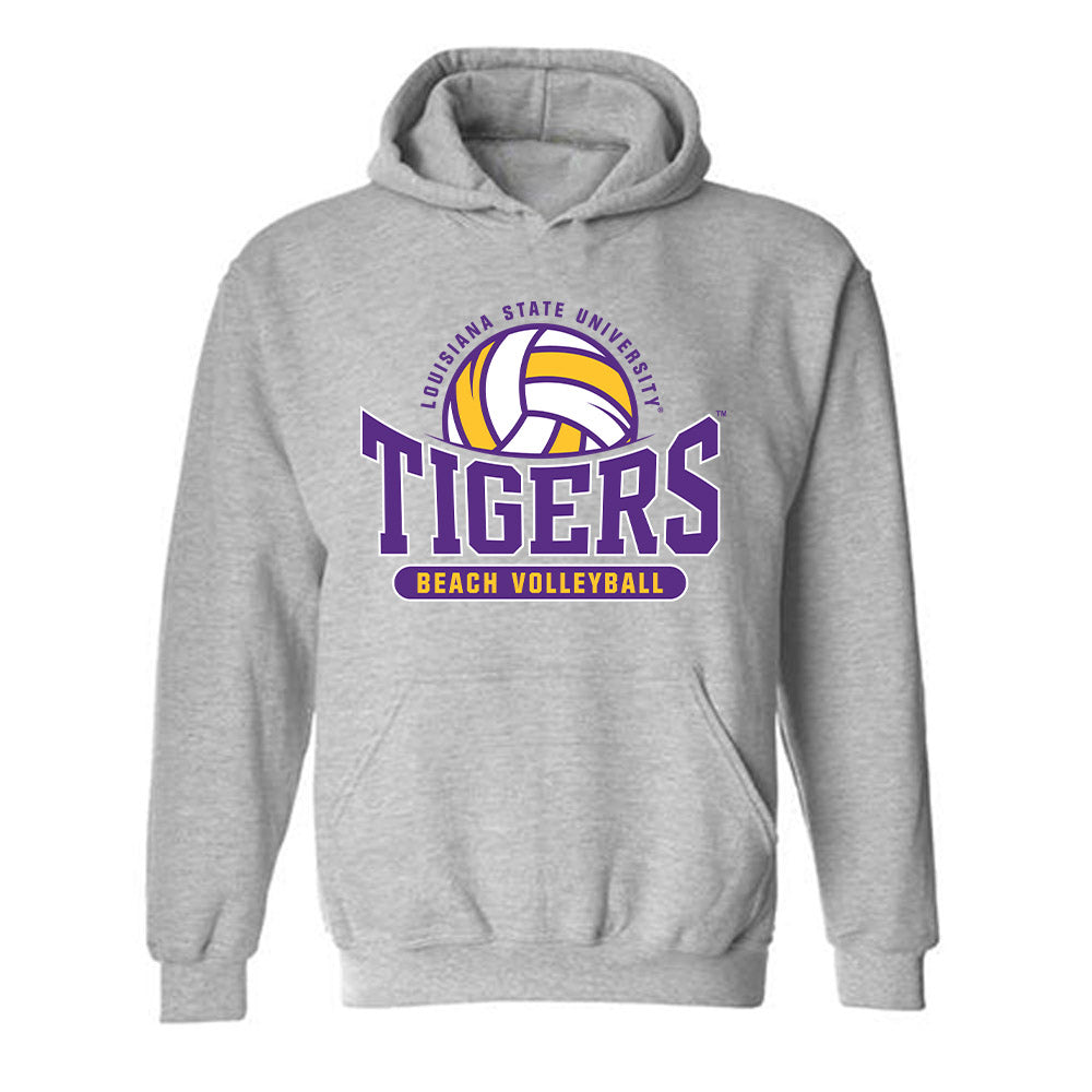 LSU - NCAA Beach Volleyball : Julia Sprecher - Sports Shersey Hooded Sweatshirt-0